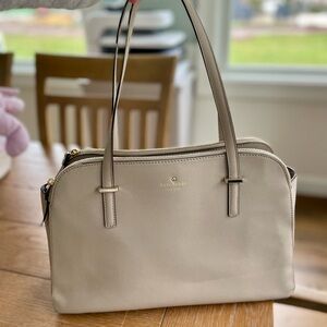 Kate Spade Beige Leather Handbag/Workbag